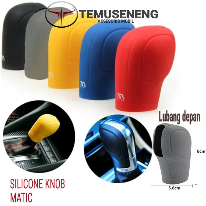 Sarung Knob Persnel Gigi Mobil Matic Silicon Shift Gear Knob Stick Matic Cover Handle Guard