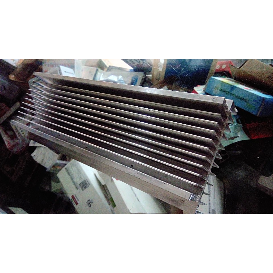 HEATSINK BALOK 30CM SUPER TEBAL, DINGIN builup