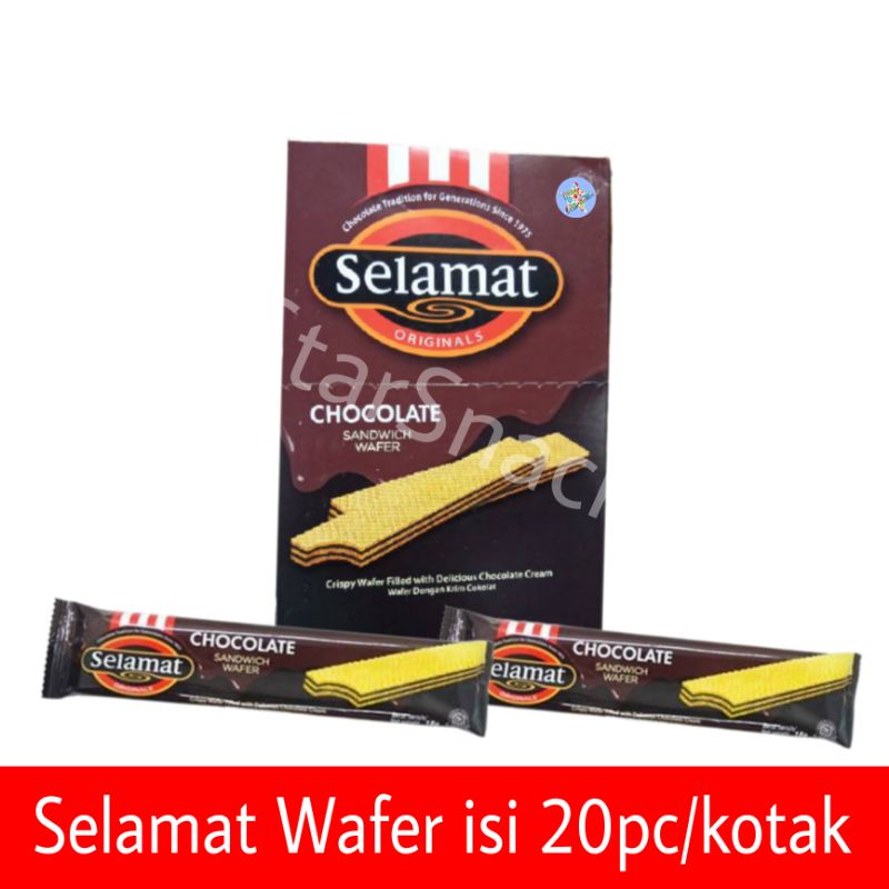 

Selamat Wafer isi 20bj/kotak