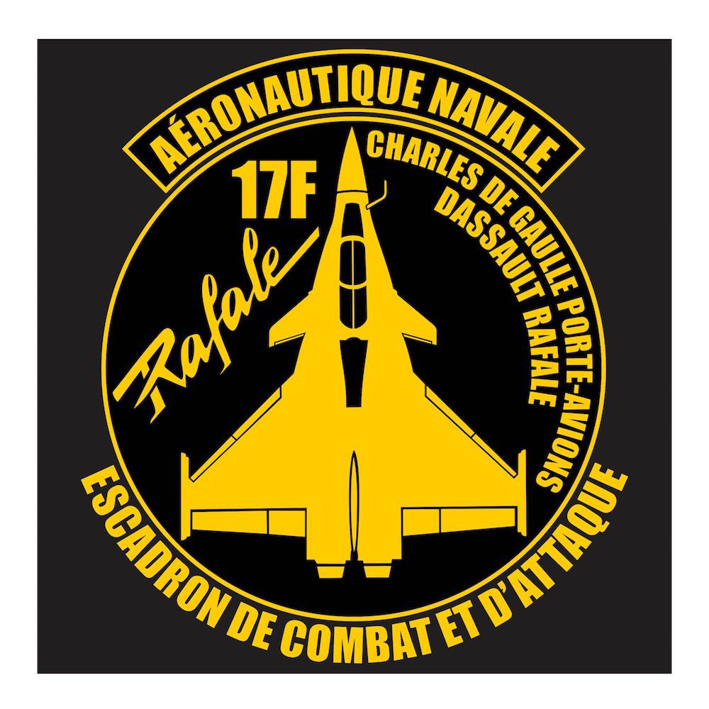 

French Navy Dassault Rafale series 1 Cutting Sticker
