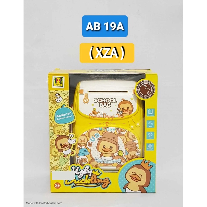 Mainan Celengan ATM School Bag Money Save Tas Ransel Mickey Mouse