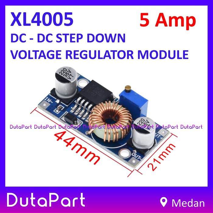 XL4005 5A Adjustable DC-DC Step Down Bulk Converter DC Module LM2596