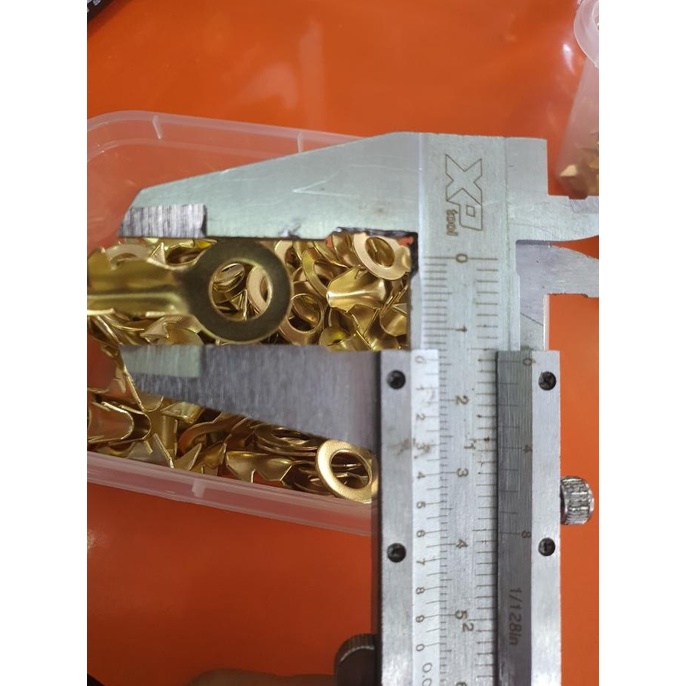 Skun Terminal Mata Ayam Tembaga 8mm (Baut 12) .