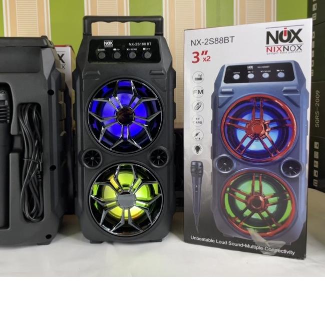 EXCLUSIVESpeaker bluetooth  portabel BIG BASS S88 speaker bluetooth termurah|SQ9