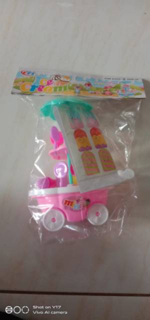 FI 526 gerobak es krim kecil mainan / trolli ice cream mini