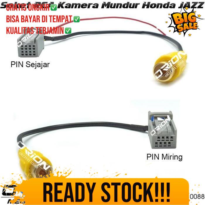 Soket Kamera Mundur Rca Honda Jazz Rs 20162017