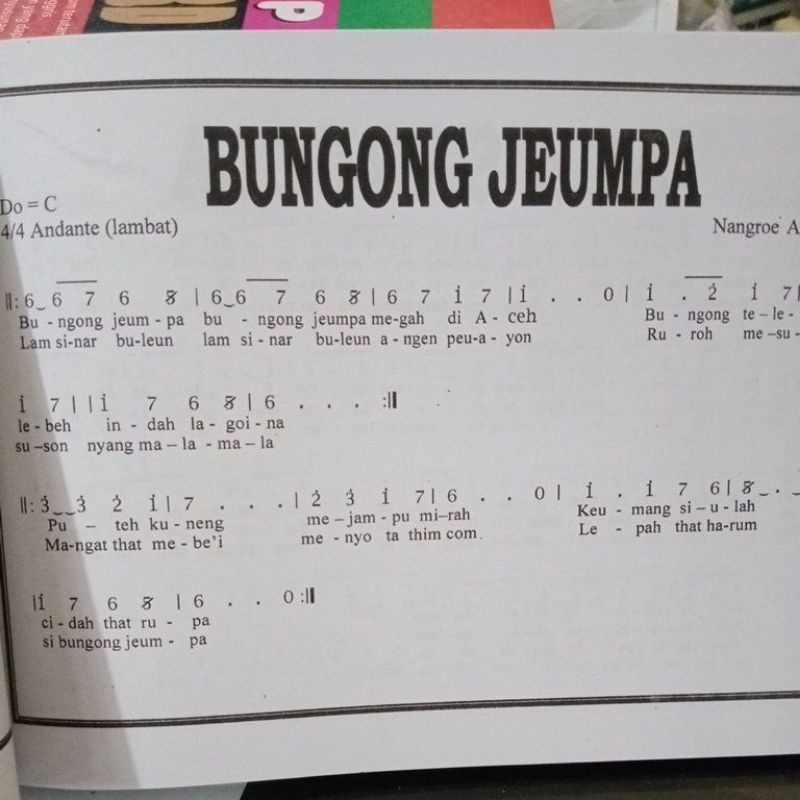 Buku Kumpulan Lengkap Lagu Daerah Dari Seluruh Indonesia (21×15cm)