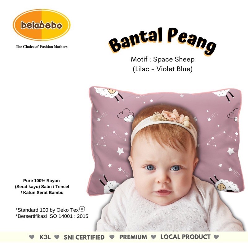 Belabebo Bantal Bayi - Bantal bayi anti peyang