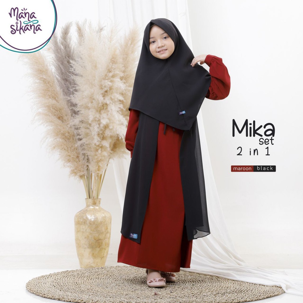 SET GAMIS OUTER ANAK MIKA BY MANASIKANA ORIGINAL
