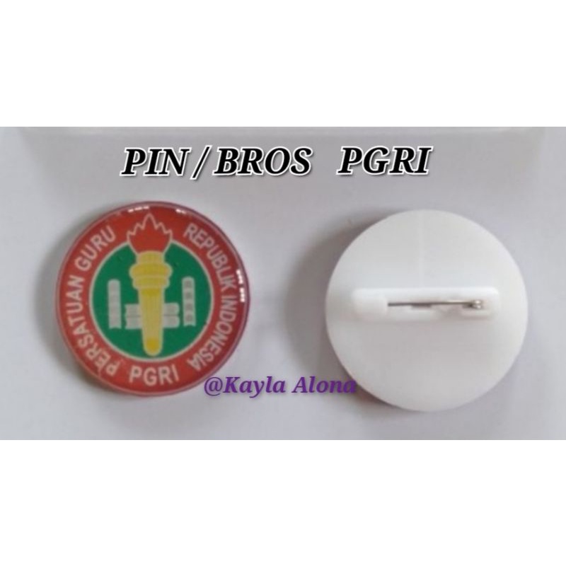 PIN PGRI bahan FIBER