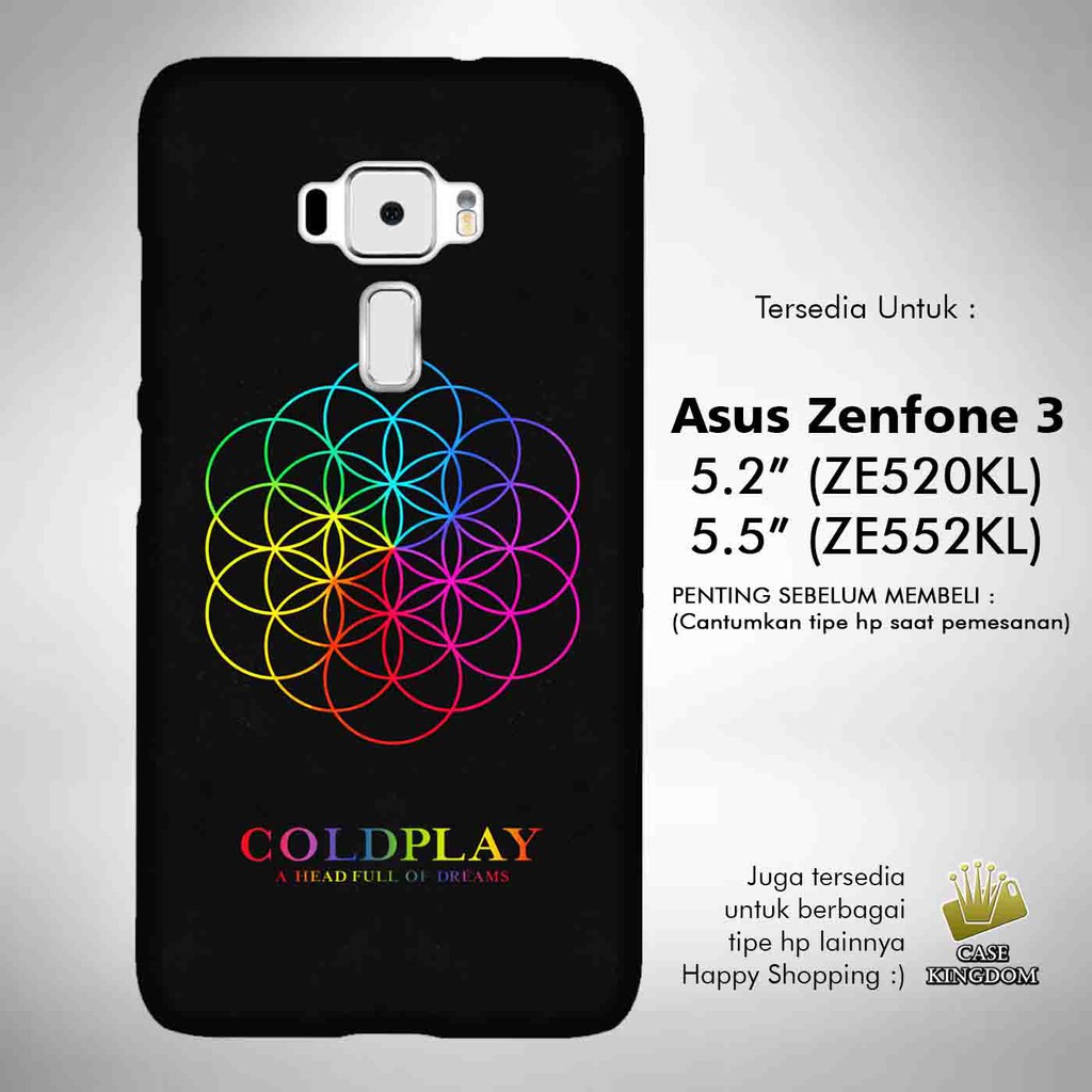 Coldplay 1 Casing Asus Zenfone 3 5.2 ZE520KL | 5.5 Inch ZE552KL Case