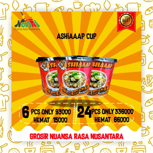 

[ PAKET GROSIR 24 PCS TERMURAH ] ASHIAAAP CUP - Jajanan Tradisional Anak Millenial Atta Halilintar