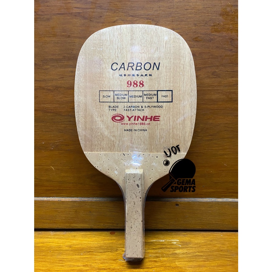 Kayu Bet Pingpong Tenis Meja YINHE 988 Carbon Penholder Japanes