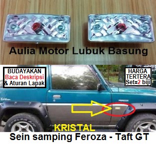  lampu  sen sein samping sayap daihatsu feroza taft gt 