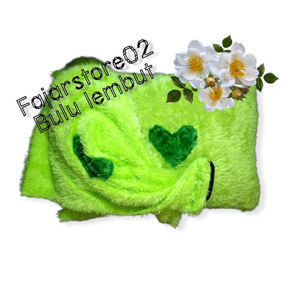 sarung bantal, dan sarung guling bulu rasfur uk 45x60