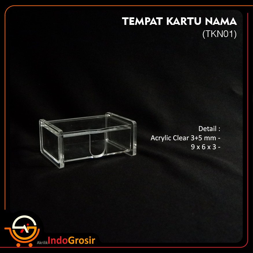 

Tempat Kartu Nama Akrilik - Acrylic Name Card Holder IDGTKN01