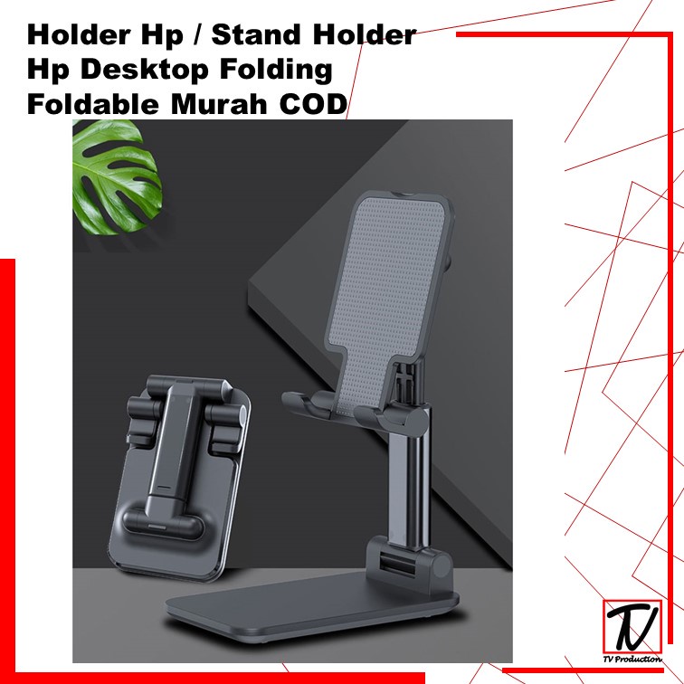 Holder Hp / Stand Holder Hp Desktop Folding Foldable Murah COD