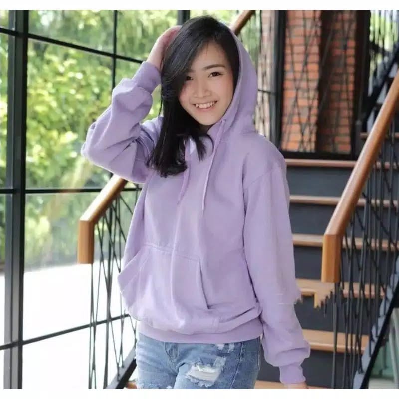 BESS - Sweater Hoodie Polos Wanita