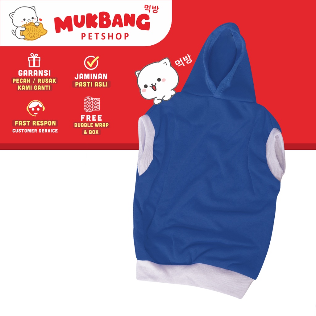 Baju Kucing Lucu Murah Aksesoris Hewan Hoodie Combed Size M