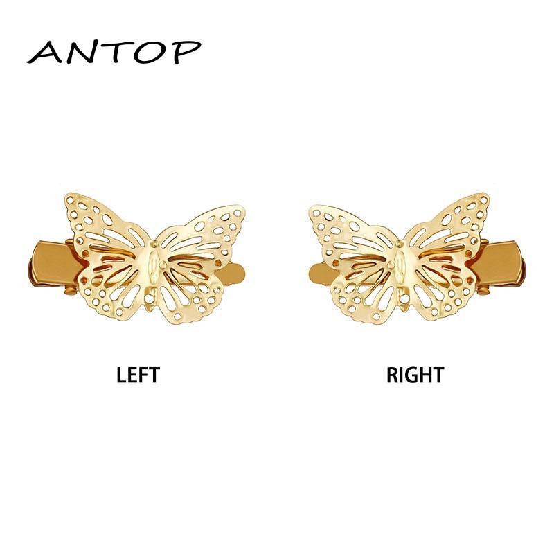 Jepit Rambut Model Butterfly Hollow Untuk Wanita