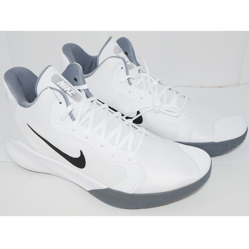 Sepatu Basket Nike Precision III (White Grey)