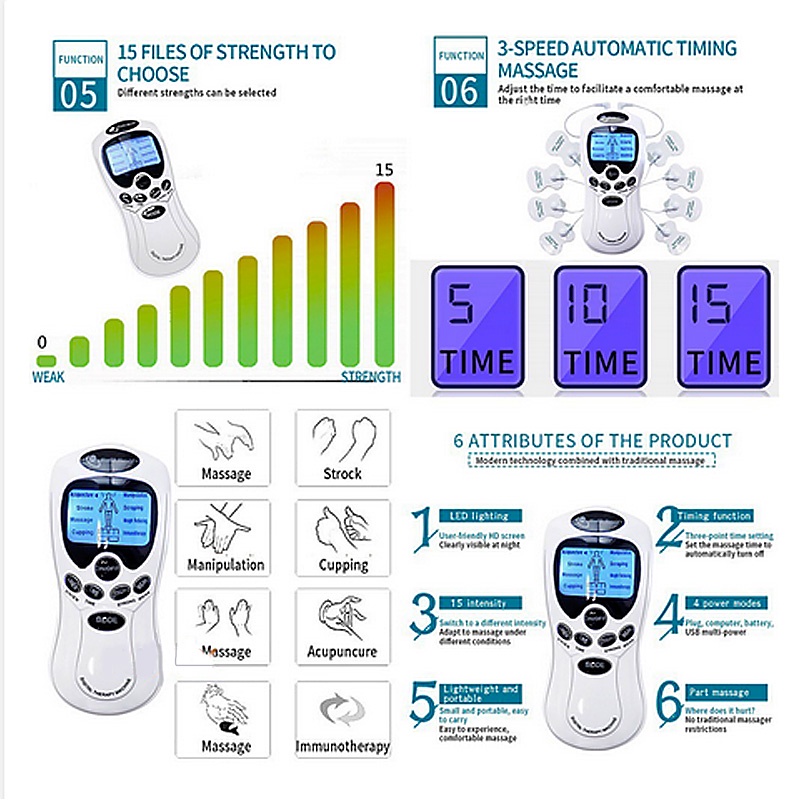 Mesin Therapy Pijat Akupuntur Terapi Elektrik Alat Berfungsi Membantu Melatih Syaraf Pada Penderita Digital