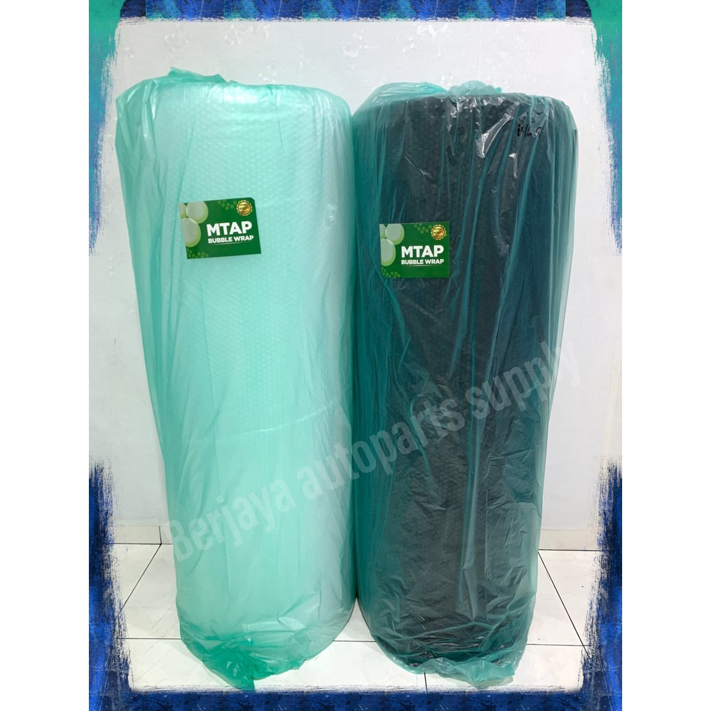 BUBBLE WRAP MTAP 1 ROLL MEDAN 1,25 X 50 M GULUNG - Putih/Hitam