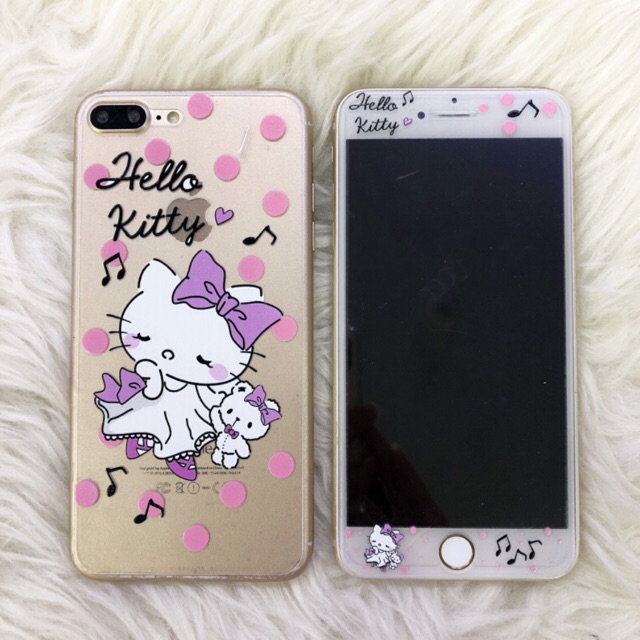 [ vhieshop ] Anti Gores Tempered Glass  Gambar HK Music ip8plus  fullset   [ Vhieshop ]