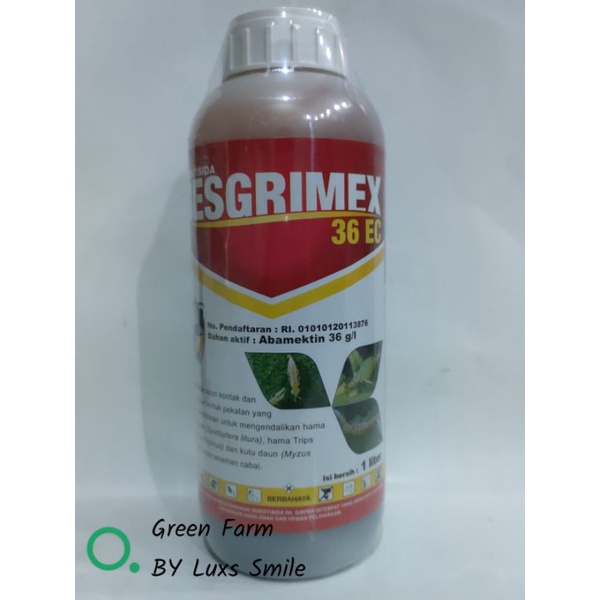 Besgrimex 36ec Abamektin 36g/l 1 Liter Ampuh Atasi Hama Tanaman Abamectin Tertinggi Dikelasnya Terlaris