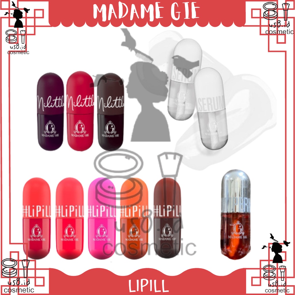 MADAME GIE LiPill Netto 5mL ✔️BPOM | LIP TINT MADAME GIE