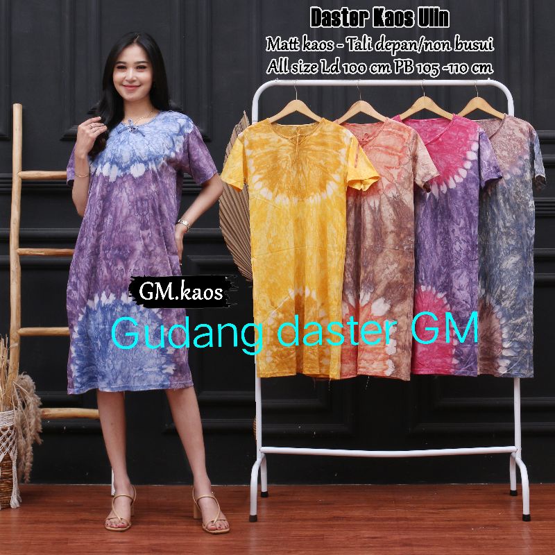 DASTER KAOS BATIK KEKINIAN MODEL LEHER TALI/NON BUSUI NON RUFFLE