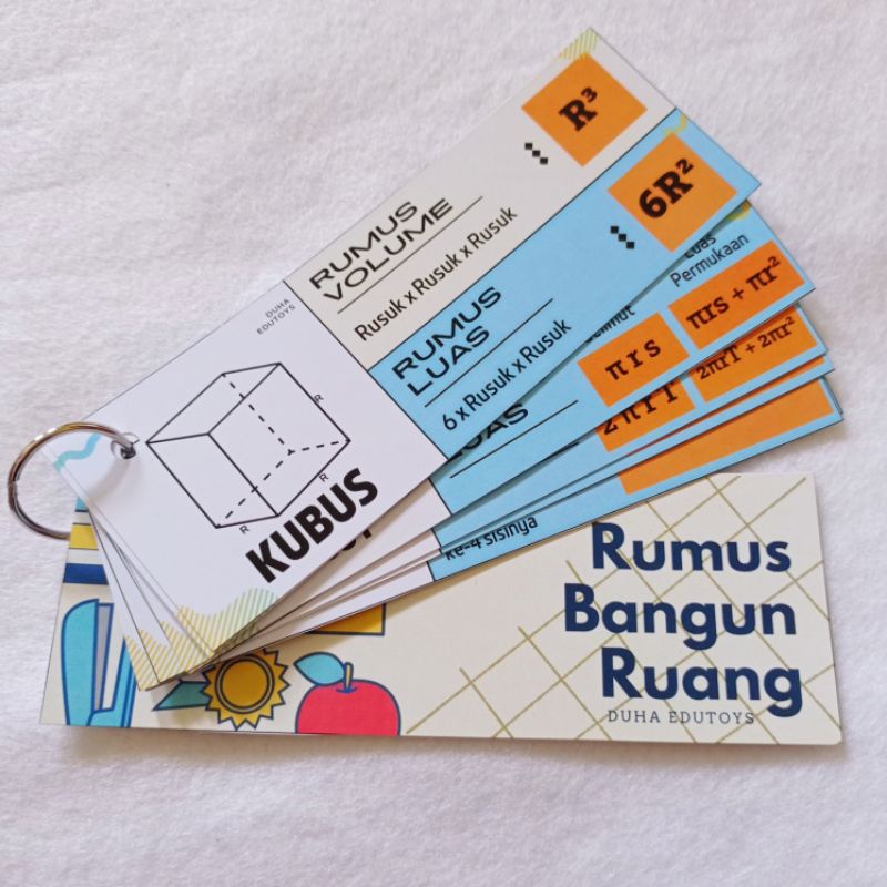 FLASHCARD RUMUS BANGUN RUANG / RUMUS BANGUN DATAR