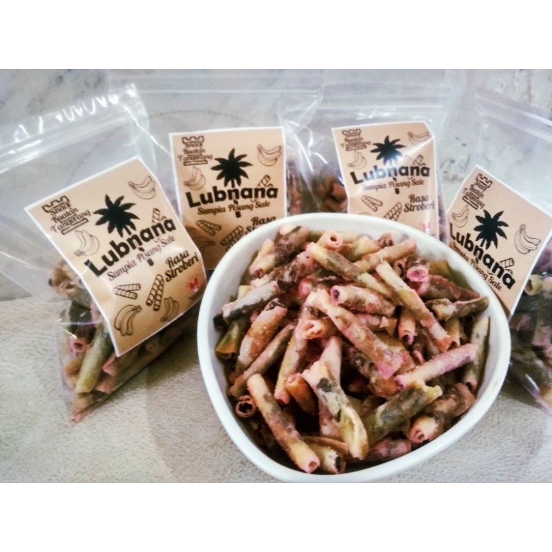 

Sumpia Pisang Sale (Lubnana) Rasa Stroberi