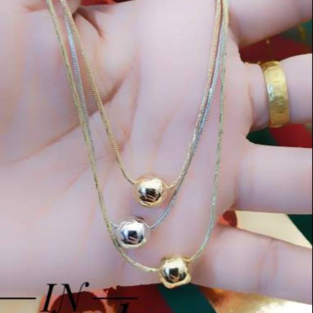 Xuping set perhiasan lapis emas 24K 2914