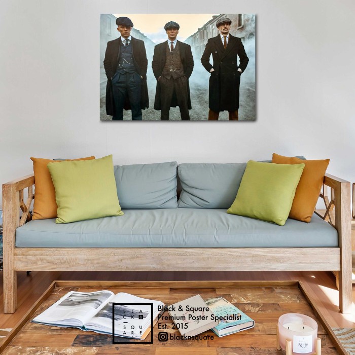 Premium Poster - Trio Shelby Peaky Blinders - Borderless Frame 120x84 - Type S