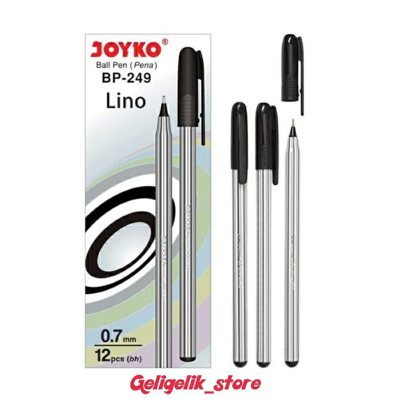 

(LUSIN) Pulpen Lino BP-249 Joyko / Pena / Ball pen / Pen 0.7 m