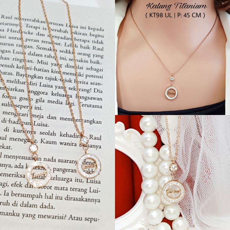 Kalung Titanium Kalung Fashion Terbaru KT98-99 UL