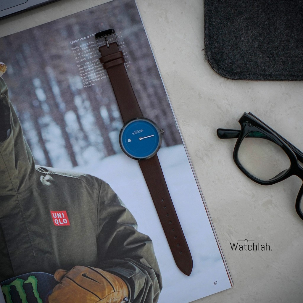 Watchlah Dot Watch 2.0 - Blue Brown