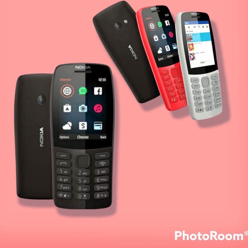 HANDPHONE NOKIA 210 VARIASI WARNA HITAM