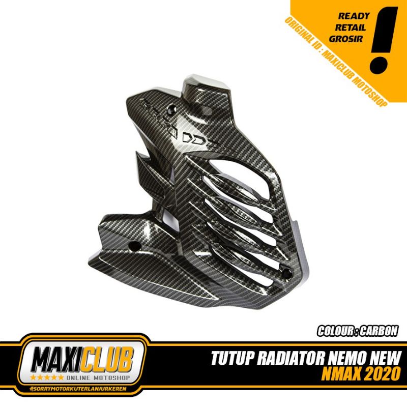 COVER TUTUP RADIATOR NMAX NEW AEROX 155 CARBON GOZIMA