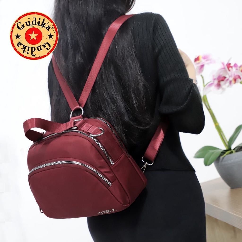 PROMO GUDIKA 2008 | Tas Selempang | Backpack Parasut Wanita Tas Ransel Import Original | Ransel Cewek | Ransel Perempuan | Tas Wanita