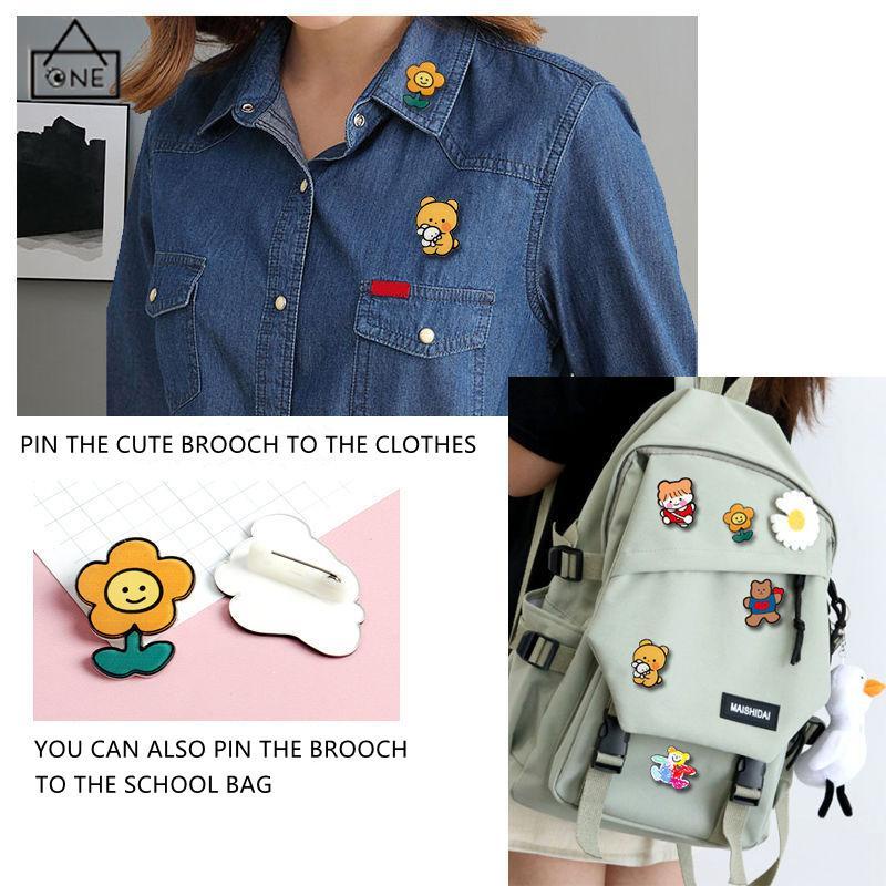 COD❤️Bros Pin lucu  Acrylic Gaya Korea Pin Tas Lucu Cute Pin Import-A.one