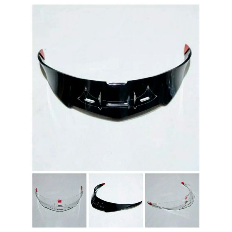 SPOILER ZEUS 611 ZS-611 Z 611 NEW MODEL QUALITAS PREMIUM SPOILER ZEUS_asesories helmet"ASMET