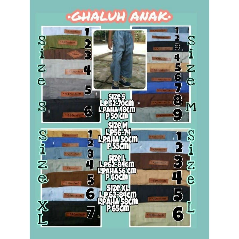 sirwal anak murah ghaluh