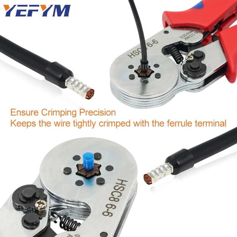 YEFYM Tang Crimper Kabel LAN Plier Network Cable RJ45/RJ-11 - HSC8 6-4