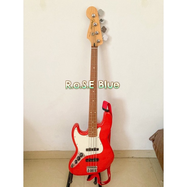 Fender Player Jazz Bass Left-Handed Pau Ferro FB Sonic Red Made in Mexico