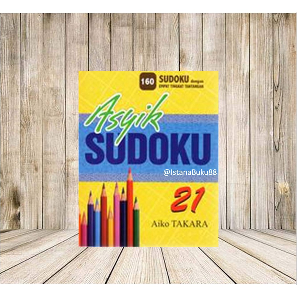 Buku ASyik Sudoku 21 asah otak