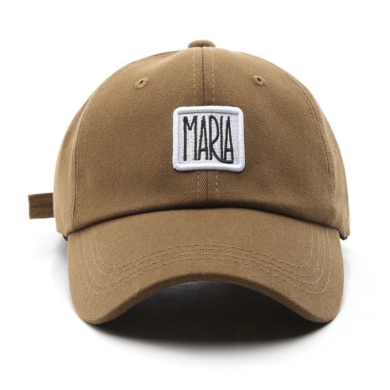 NEXTSTOP-181 Unisex Hat Vintage Lembut Bordir Maria Baseball Cap