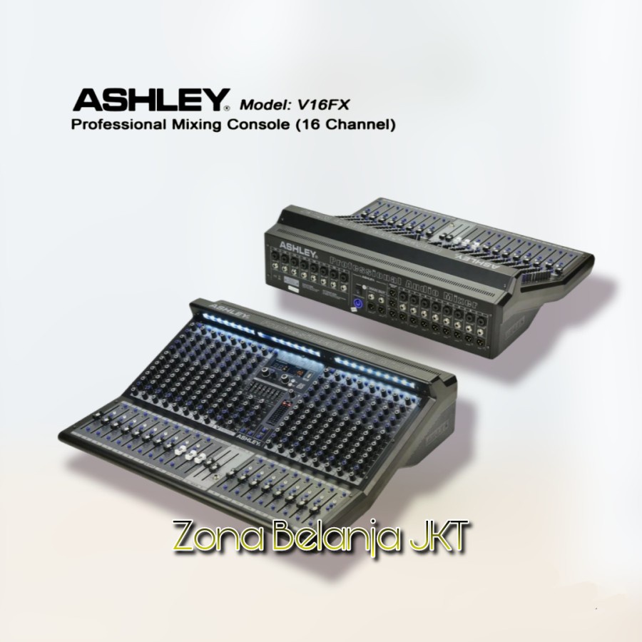 Mixer Audio ASHLEY V16FX 16 Channel USB Bluetooth Original