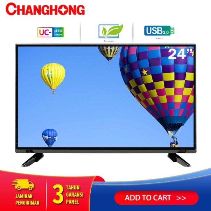 Changhong TV 24 Inch HD TV-HDMI-USB Movie-L24G3 Termurah